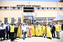 President Yoweri Kaguta Museveni has today launched the newly constructed Kitgum Main Market.